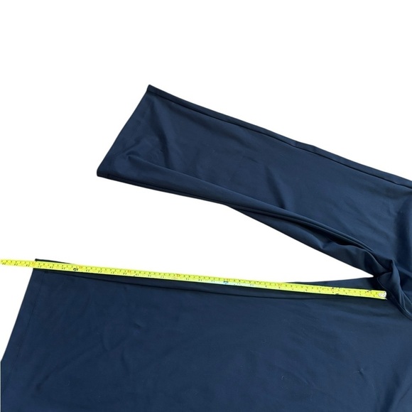 Halara NWT Wide Leg Black Trousers Liquid Knit Pants Women’s L Workwear Comfort - Picture 9 of 10